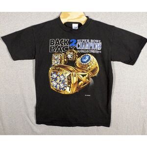 Vintage 90's Salem‎ Sportswear Dallas Cowboys Super Bowl Mens Medium USA Made